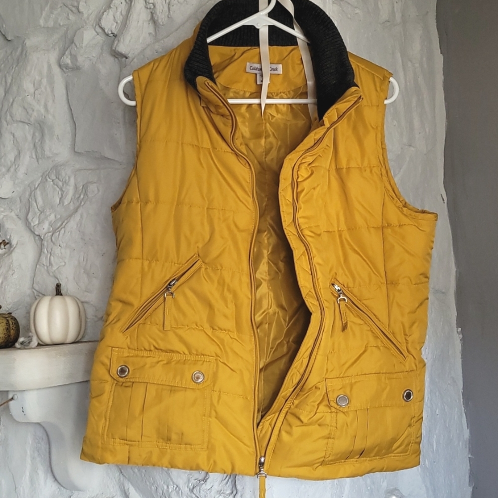 Coldwater creek puff vest